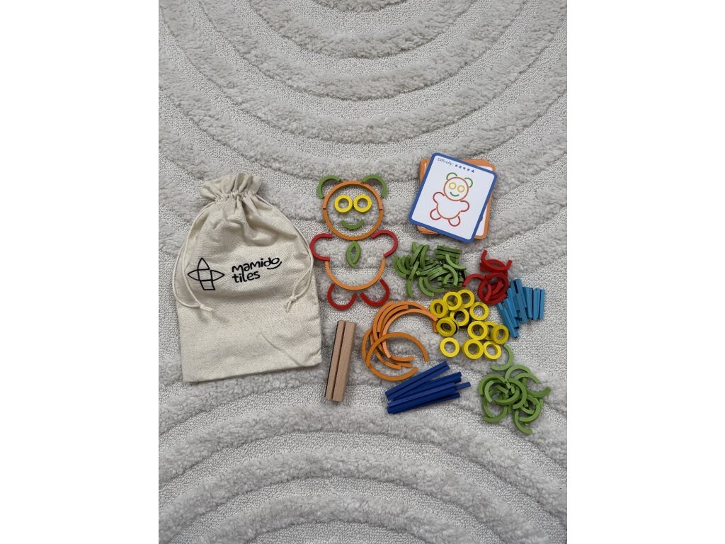 Mamido Tiles Magic Bag - Magnetické tvary MT111