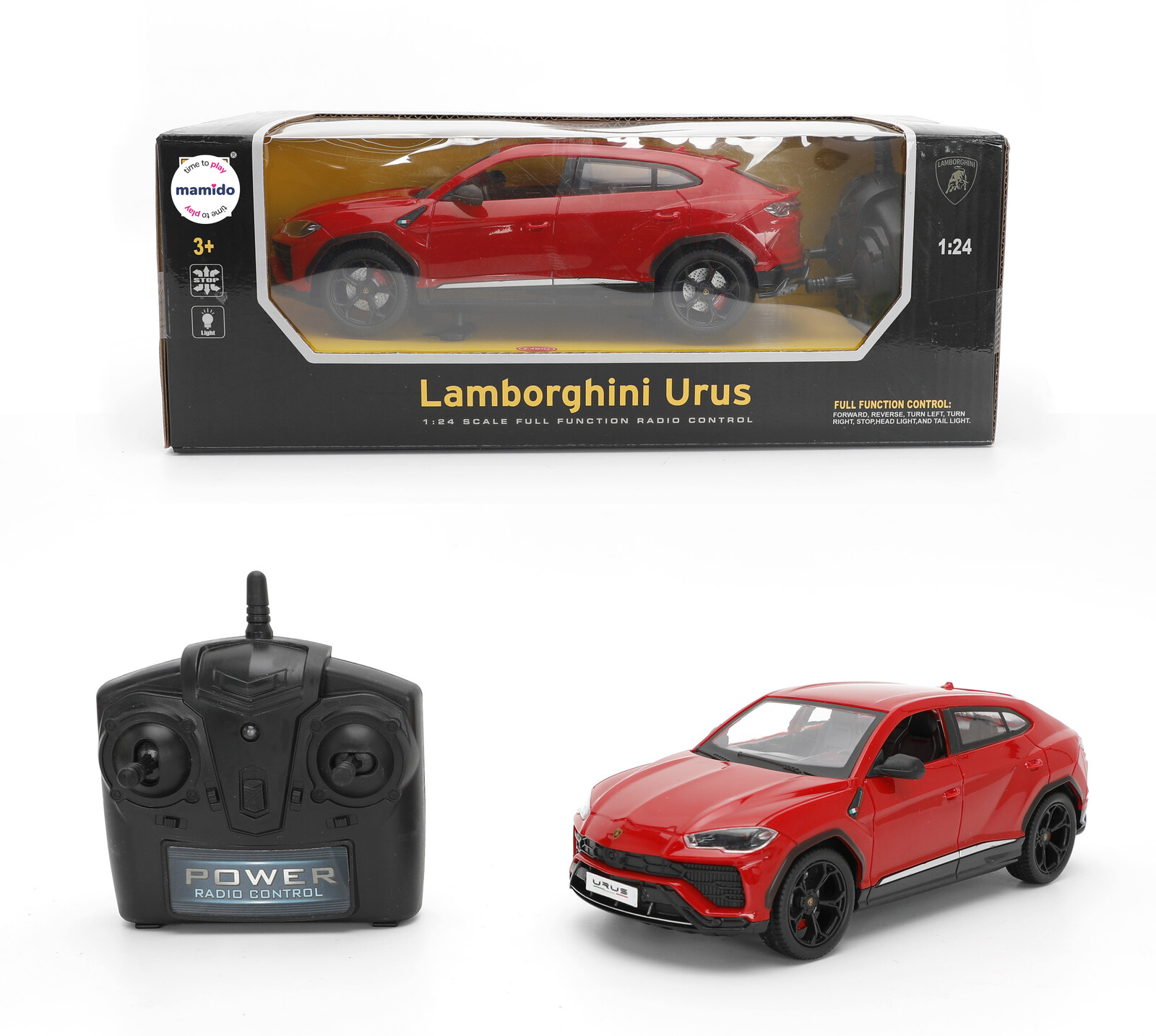 Mamido Auto na dálkové ovládání RC Lamborghini Urus 1:24 červené MT1331