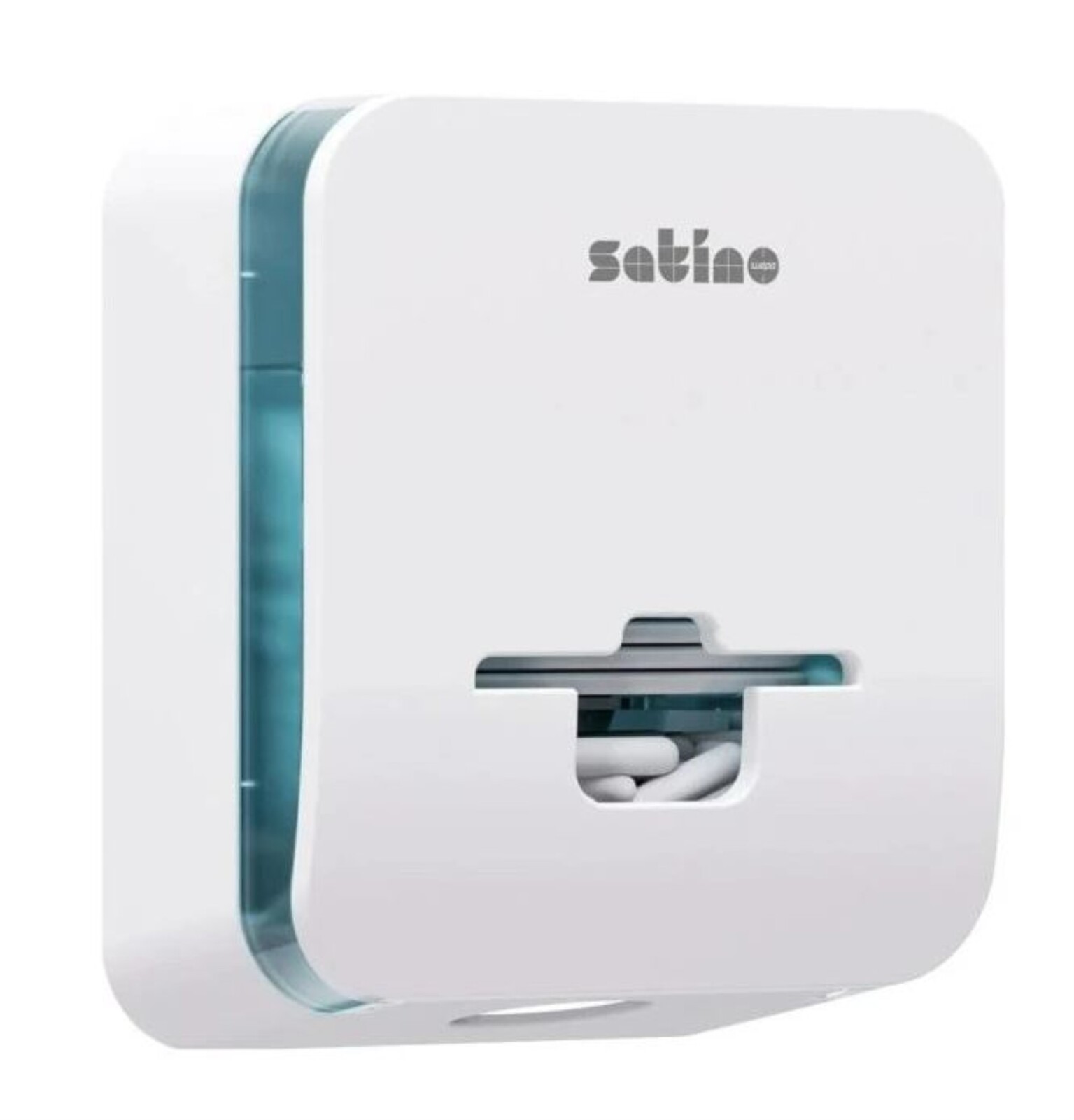 Zásobník na hygienické potřeby Satino - 3 v 1, bílý