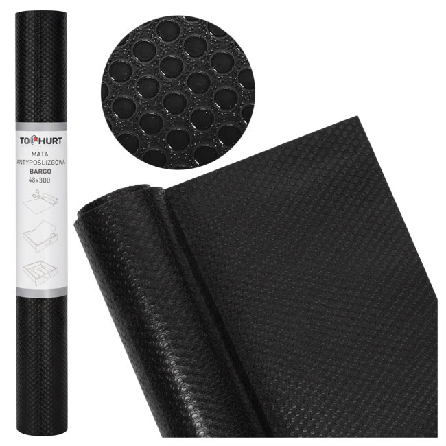 Protiskluzová podložka BARGO černá 48x300 cm