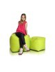 Sedací vak taburetka kostka malá limetková EMI