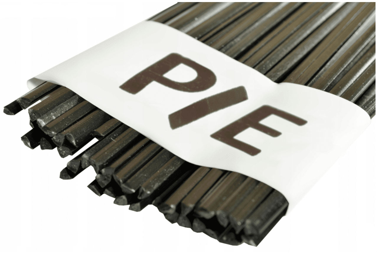 MDtools Svářecí plastové dráty PE, trojúhelníkové, 4 mm, 45 cm, černé, 50 g