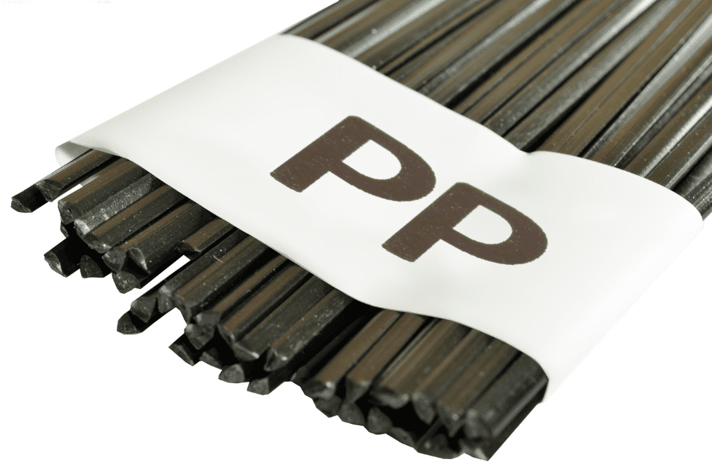 MDtools Svářecí plastové dráty PP, trojúhelníkové, 4 mm, 45 cm, černé, 50 g