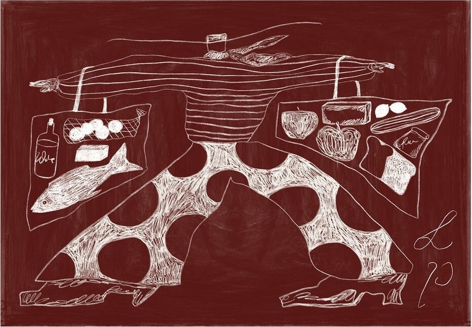 Plakát 70x50 cm Sam Shopping – Lucia Tuffley – The Poster Club