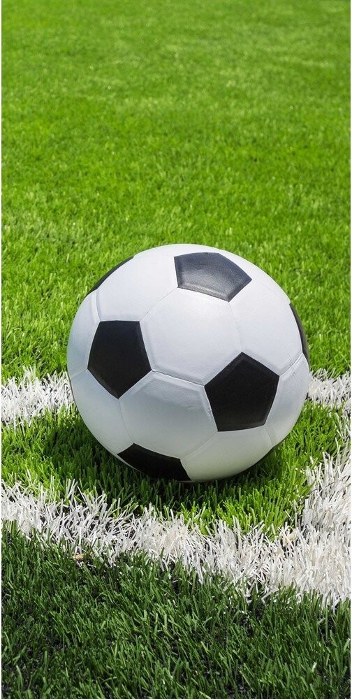 Zelená bavlněná dětská osuška 70x140 cm Football – Jerry Fabrics