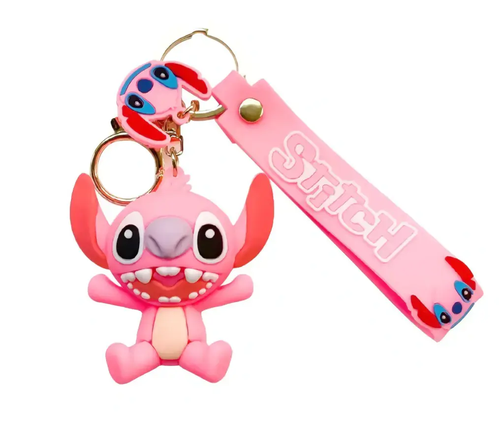 Bagito Dětská klíčenka Lilo a Stitch Angel růžová PKBA2349