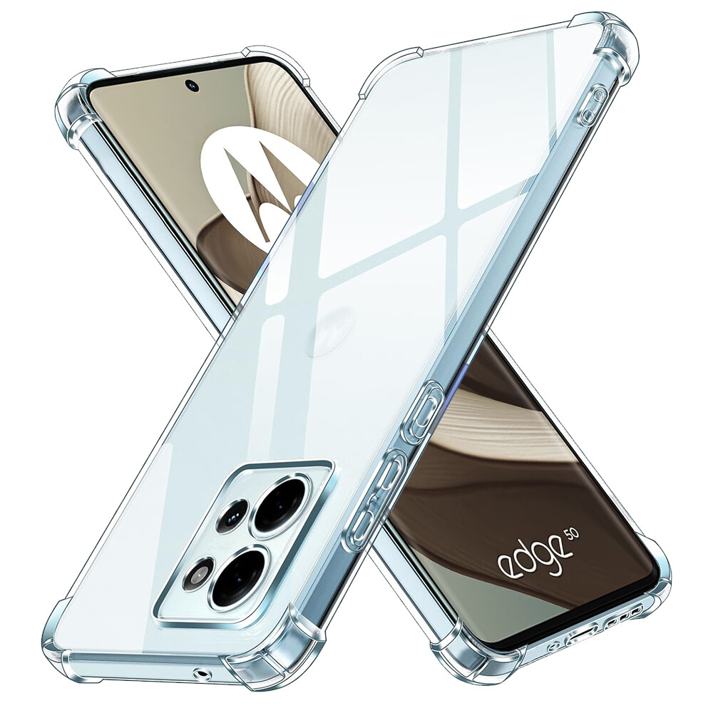 Techsuit Shockproof silikonový obal Motorola Edge 50 průhledný