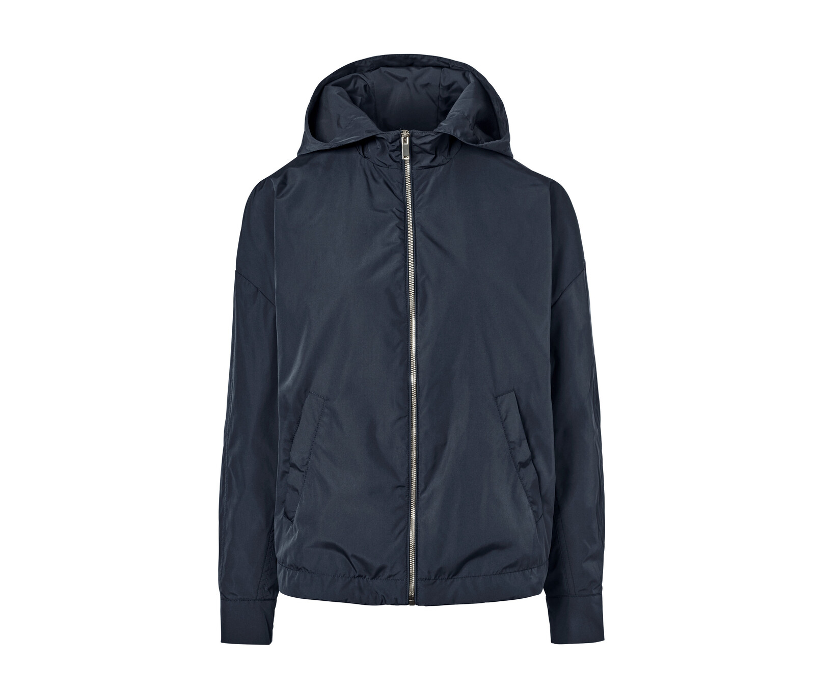 Tchibo - Krátká parka s kapucí - pro ženy - vel. 42 - barva: modrá