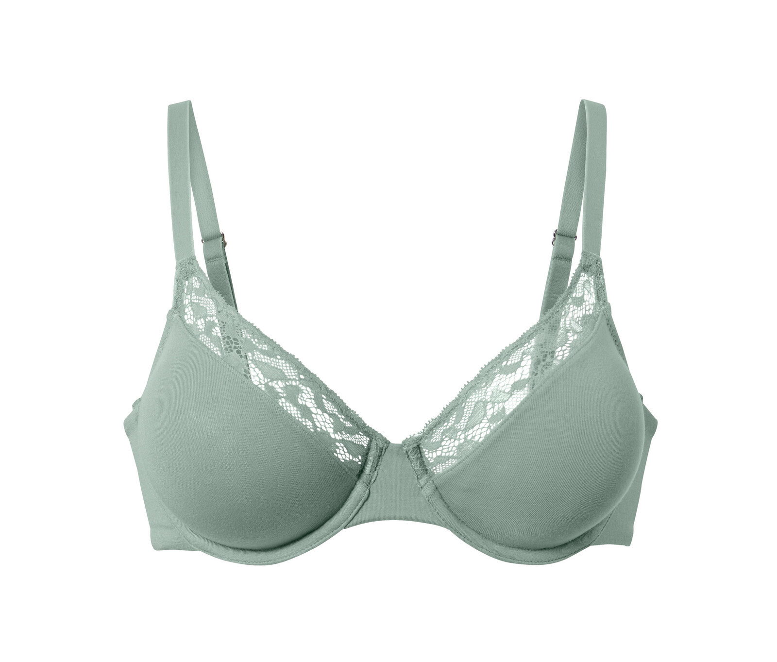 Tchibo - Podprsenka s kosticemi - pro ženy - vel. 85C - barva: zelená