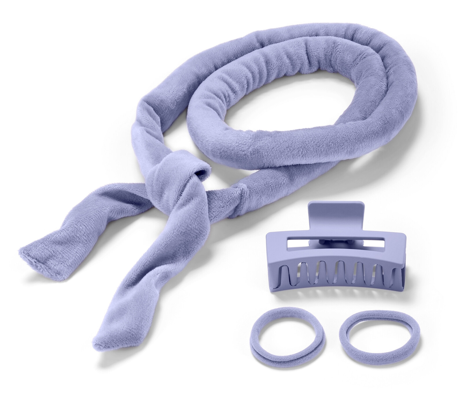 Tchibo - Sada pro natáčení vlasů bez použití tepla - barva: fialová