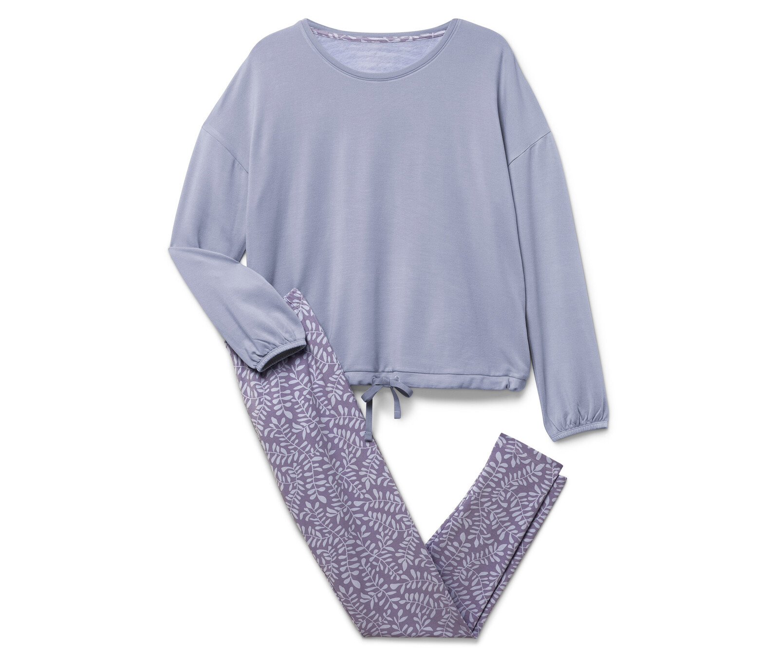 Tchibo - Pyžamo s legínami - pro ženy - vel. L 44/46 - barva: fialová