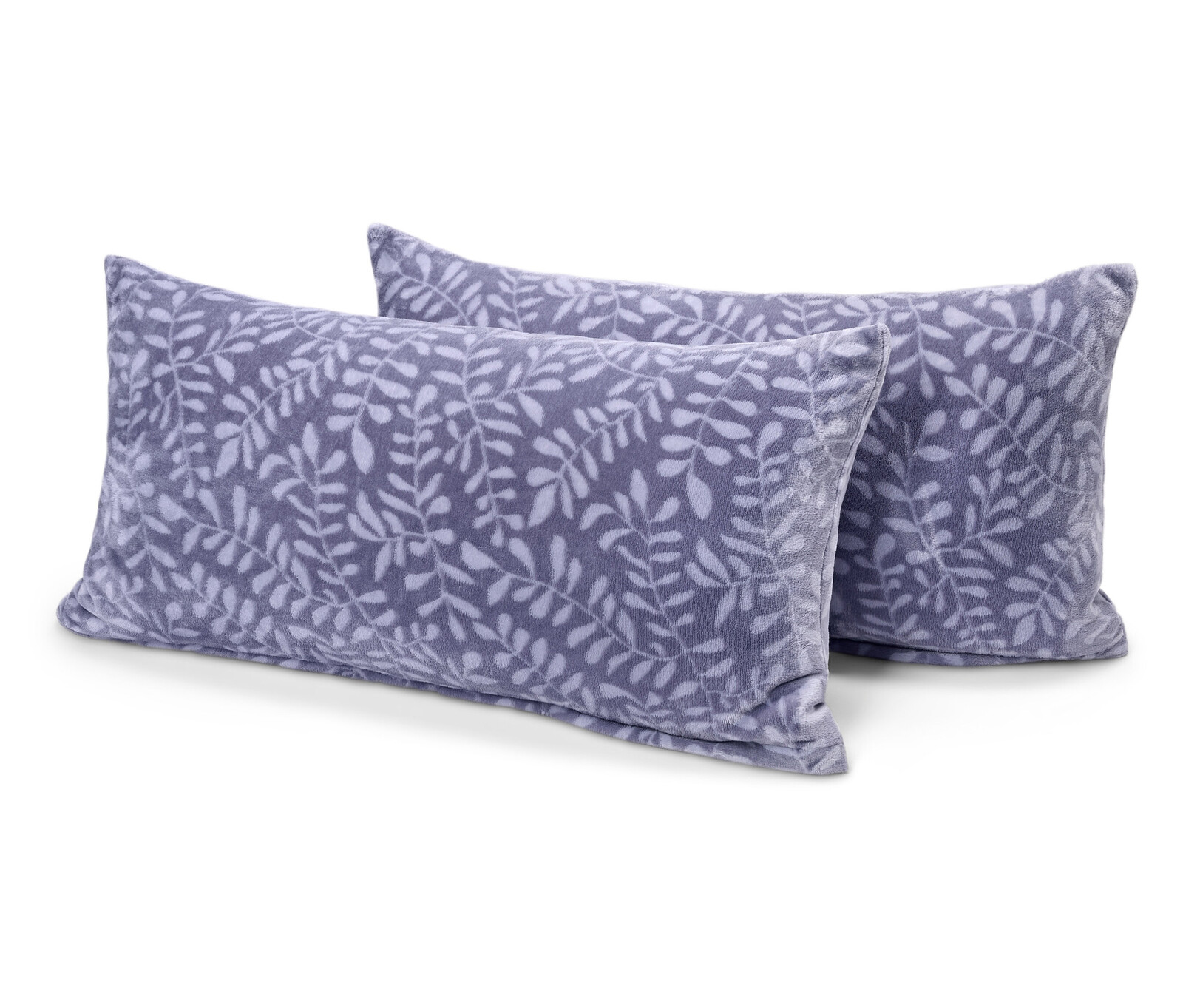 Tchibo - Povlaky na polštář z hebkého plyše - barva: fialová