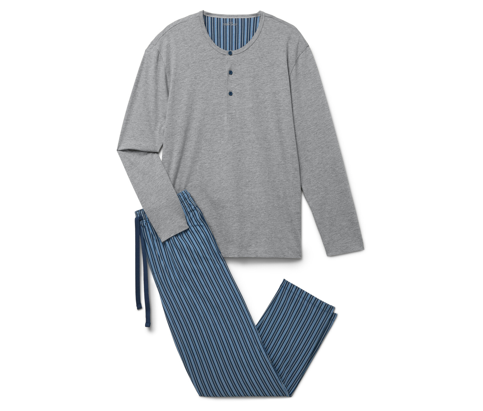 Tchibo - Pyžamo - pro muže - vel. XXL 60/62 - barva: modrá/s proužky