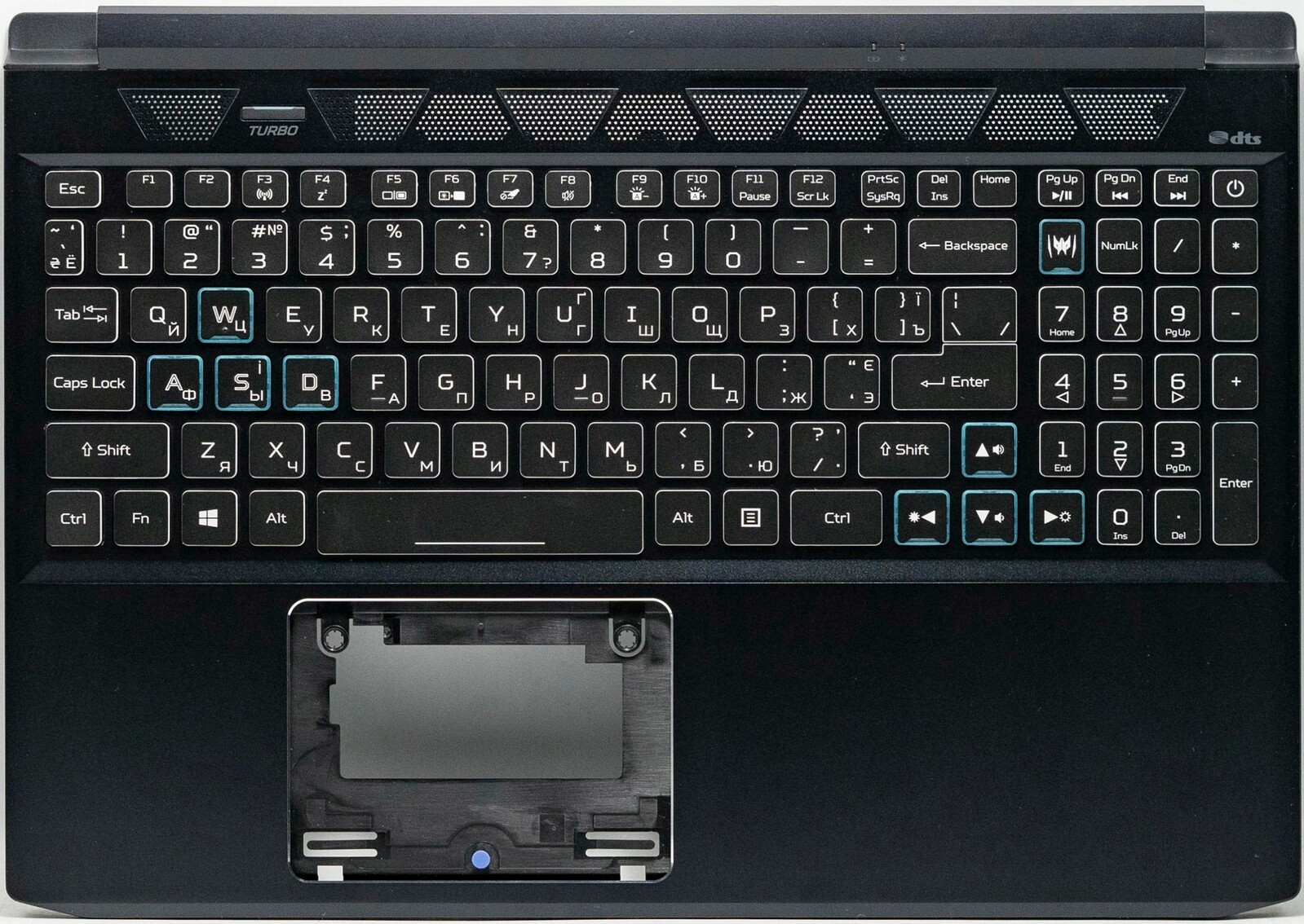 Palmrest horní kryt klávesnice Predator Triton PT315-52 6B.Q7BN2.043