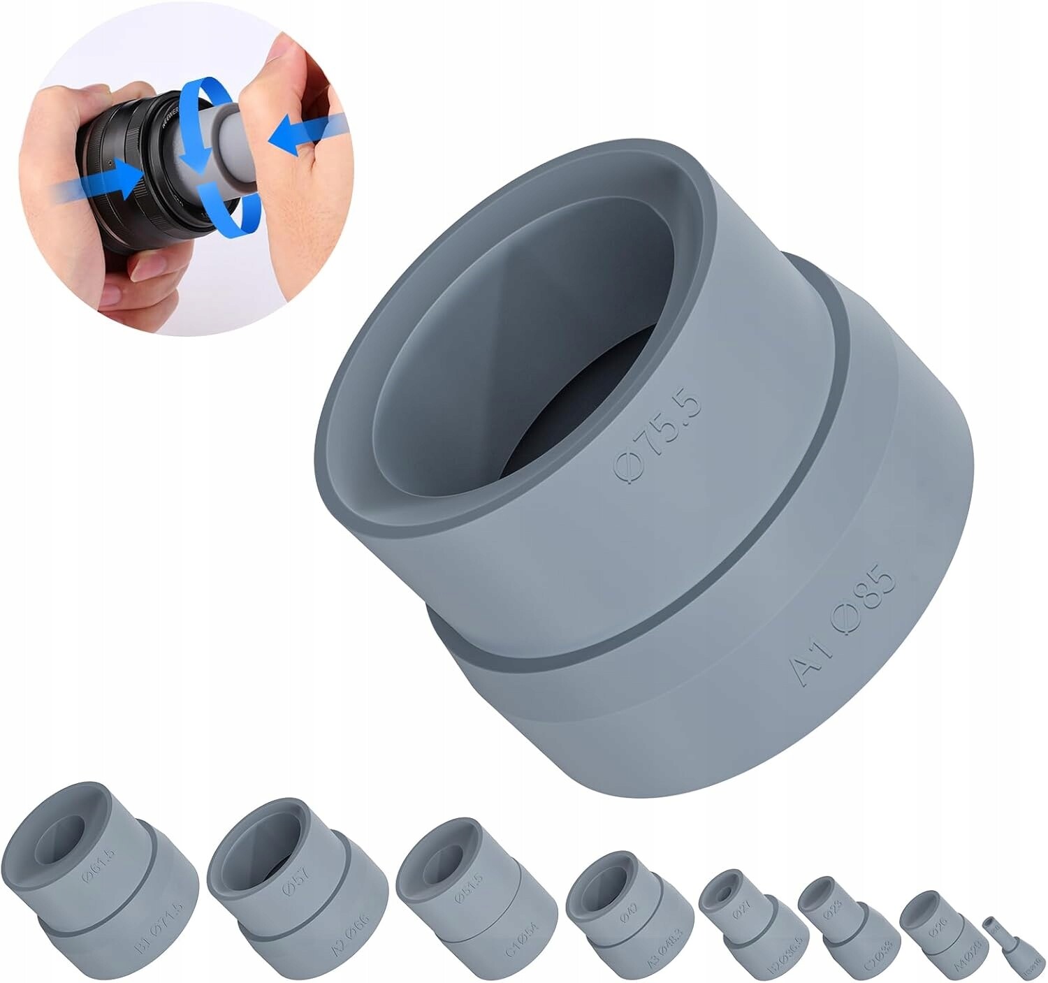 Neewer sada na opravu objektivu fotoaparátu, příslušenství pro kalibraci, 9 kusů