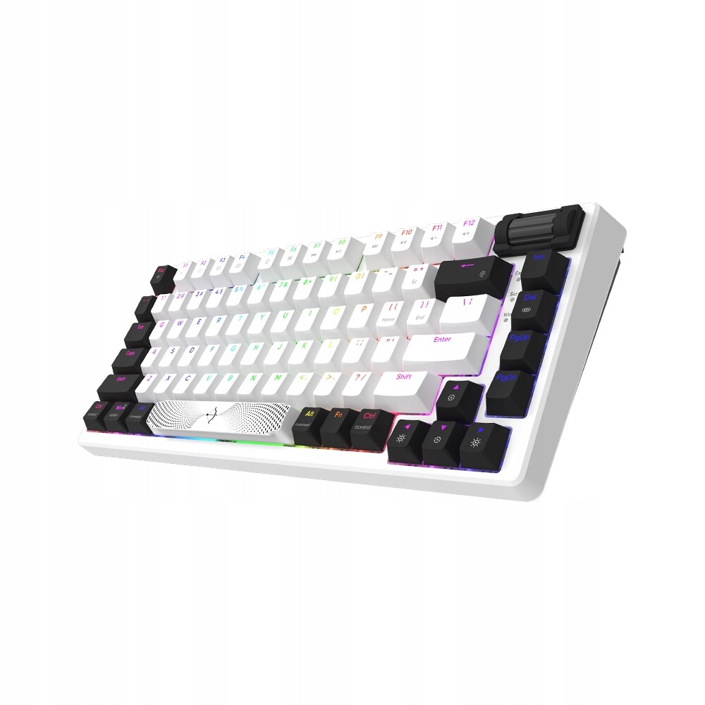 Aqirys Mechanická drátová klávesnice Adara Mini bílá/černá