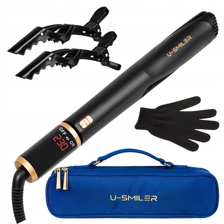 Žehlička Na Vlasy Kulma Na Vlasy S Keramickou Ionizací 2v1 Pouzdro Rukavice