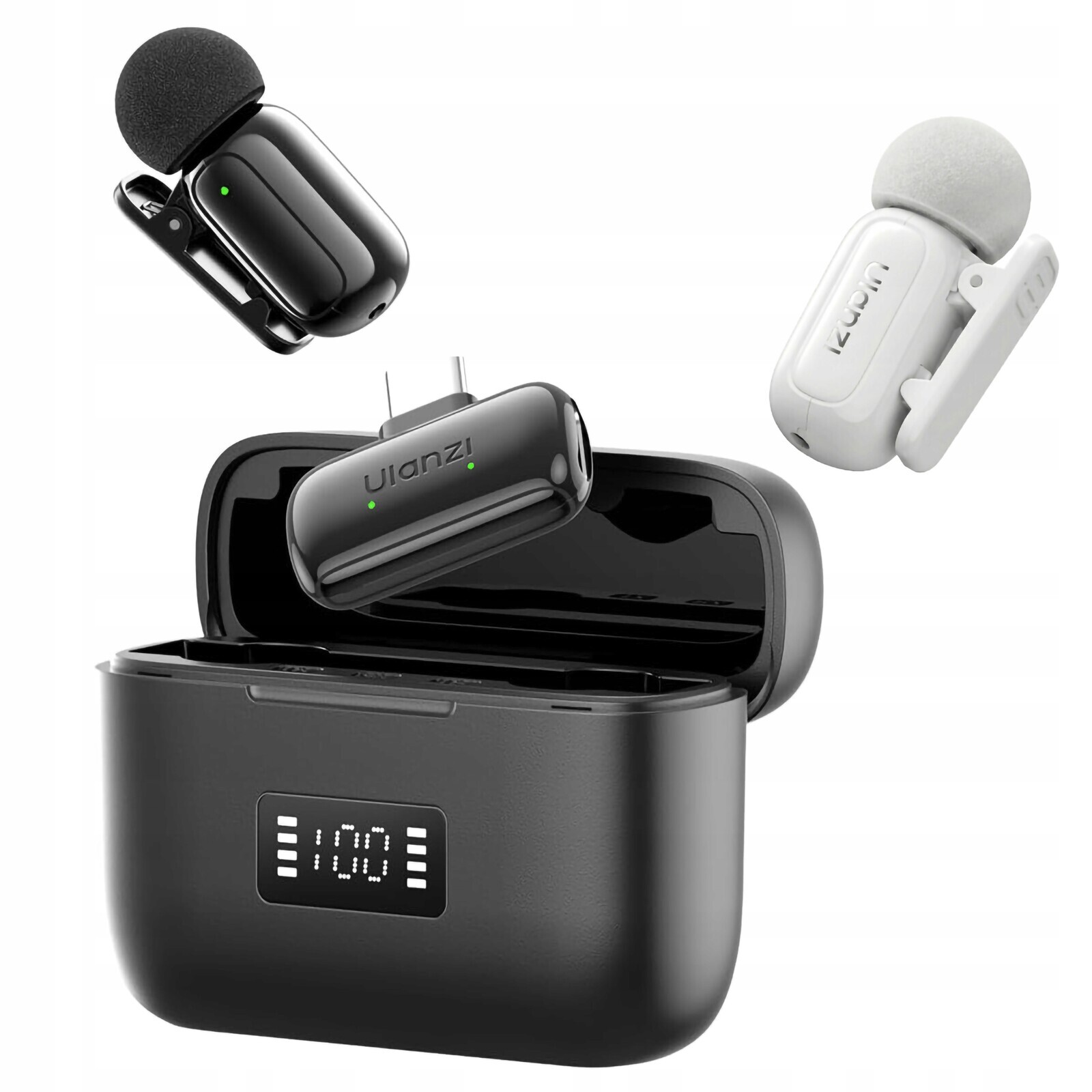 Bezdrátový mikrofon Ulanzi Usb C 2x kravatový pro iPhone 17 16