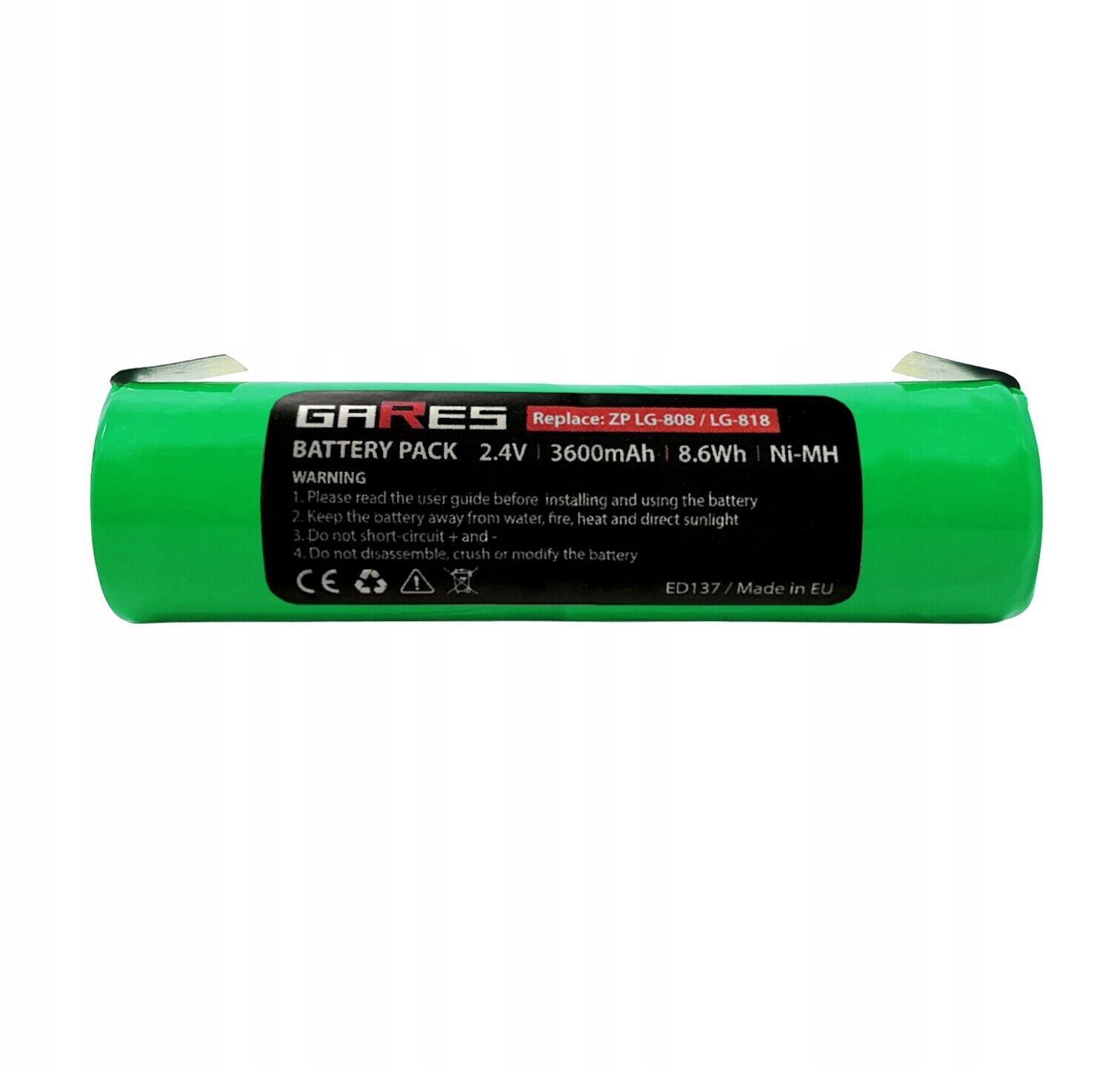 Akumulátor Baterie pro masážní přístroj Zepter LG808 2,4V 3,6Ah