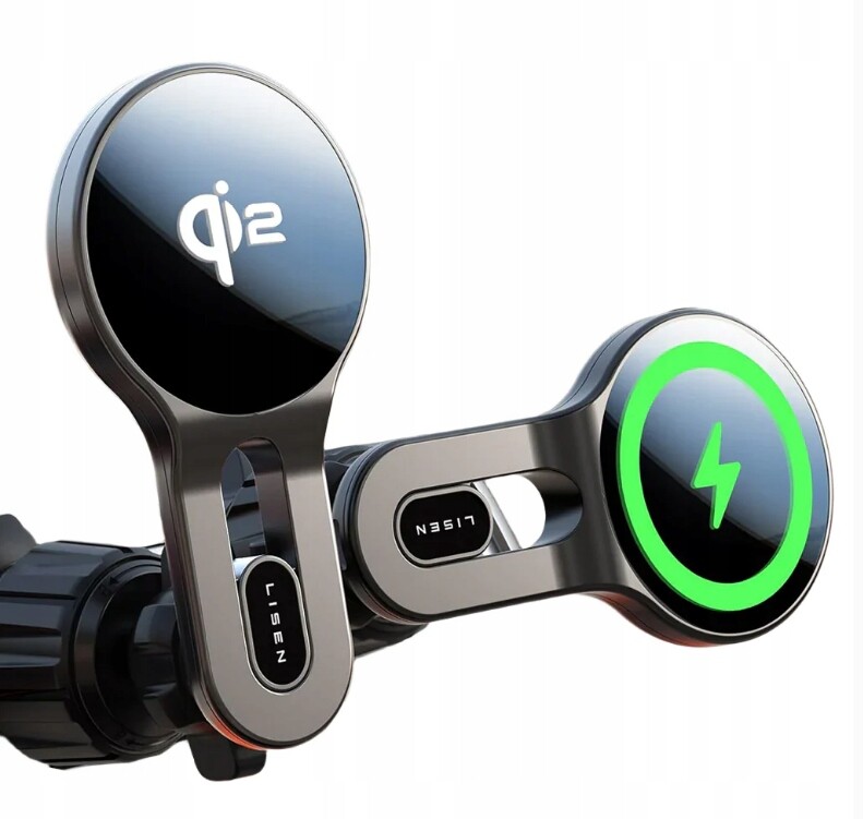 Automobilová Qi2 Lisen 15W Magnetický Držák