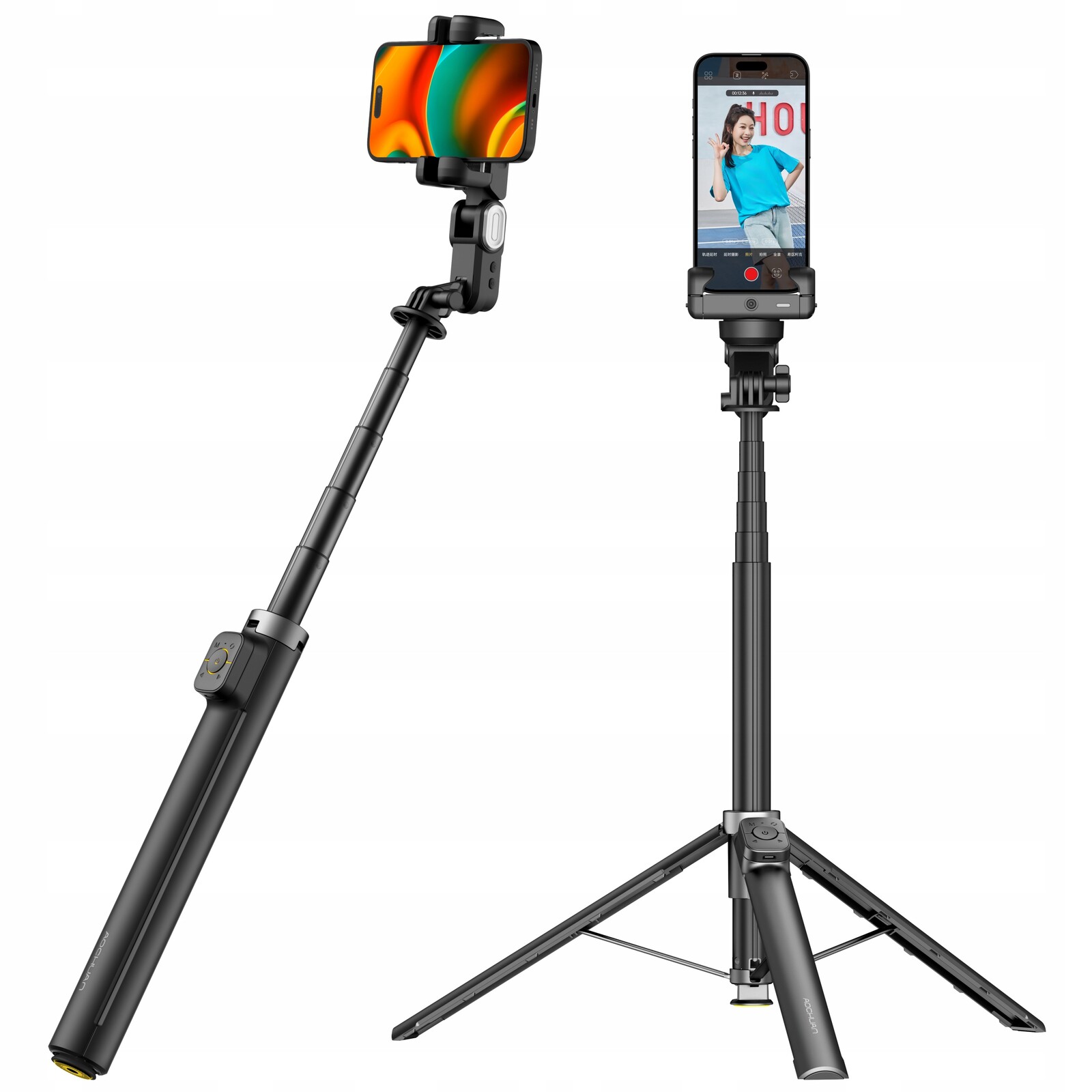 Gimbal Stabilizátor Ai M3 Pro Selfie stativ 180 cm Led lampa Dálkové ovládání Telefon