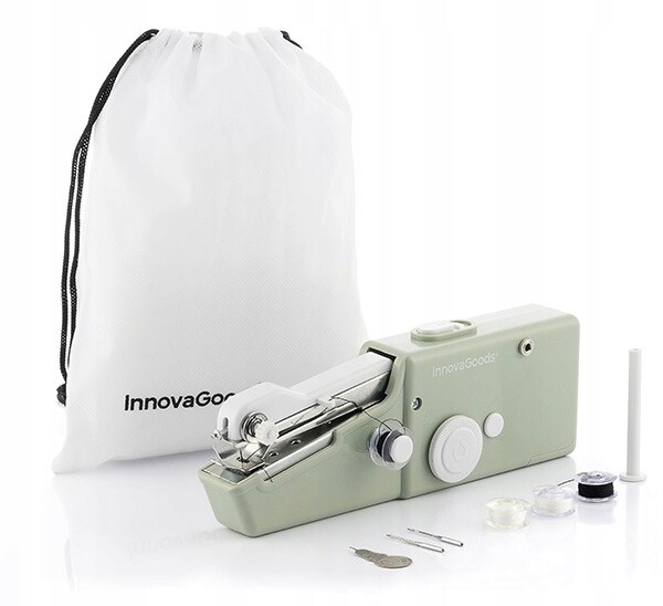Přenosný mini ruční šicí stroj na baterie Innovagoods