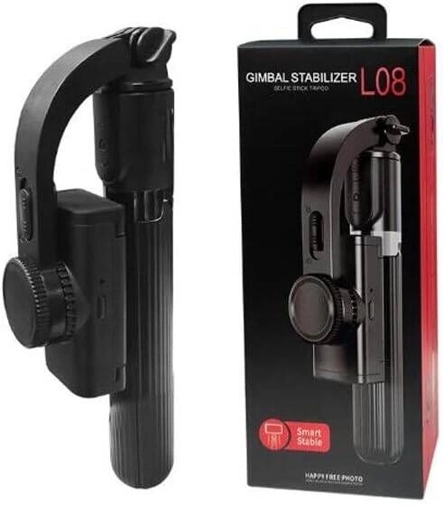 Stativ stabilizátor gimbal pro telefon kamera držák selfie tyč bluetooth