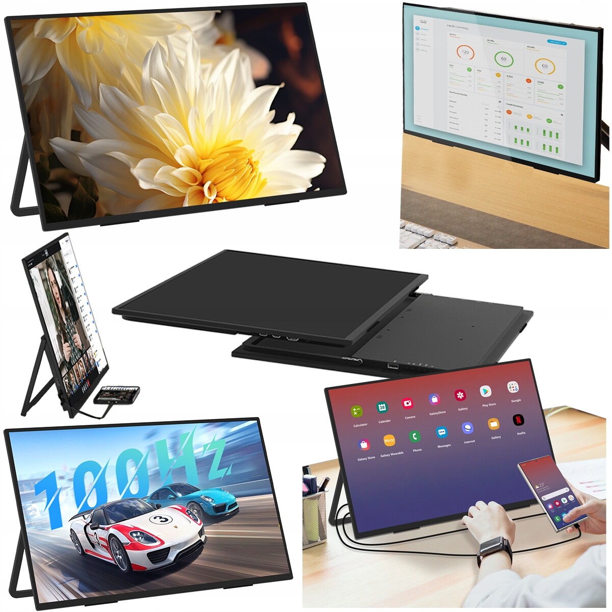 Přenosný monitor Pro Notebook Telefonu Konzole 23,8