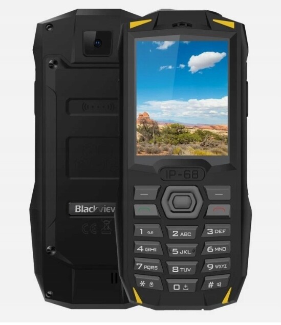 Odolný telefon Blackview BV1000, voděodolný/prachotěsný, černo-žlutý