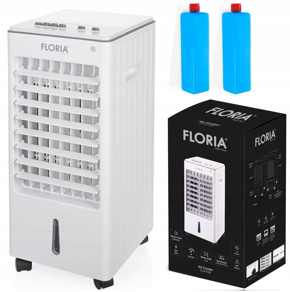 Evaporační Klimatizátor Mini Klimatizace Výkon 2,5 L 65 W