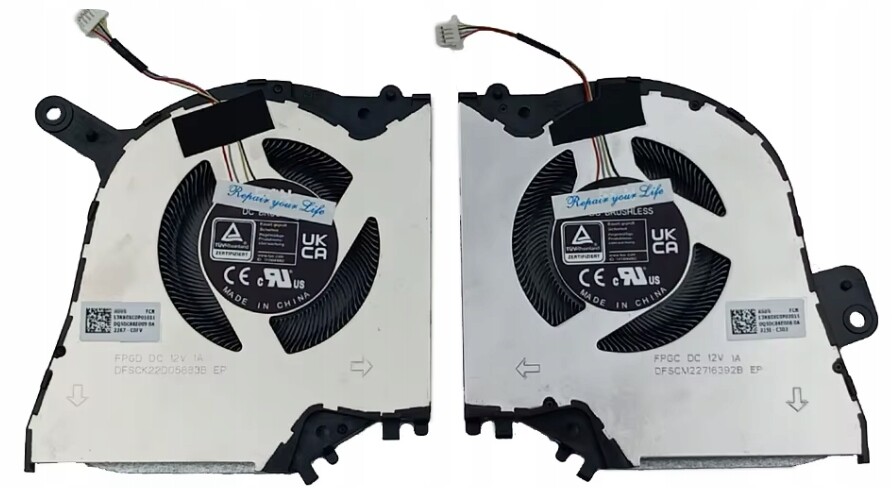 Ventilátor Gpu Asus Studiobook Pro 16 Oled H5600 W5600 H7600 W7600 13NB0XC0