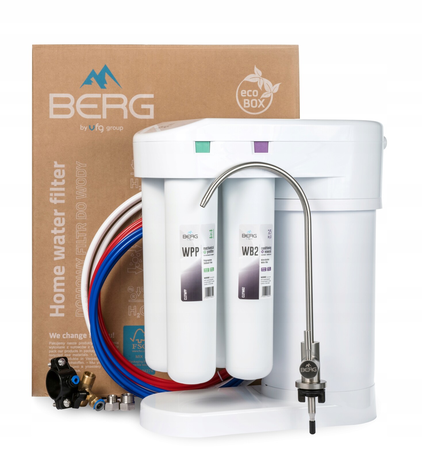 Filtr Systém reverzní osmózy Ro Berg White 50GPD jako Morion 101S