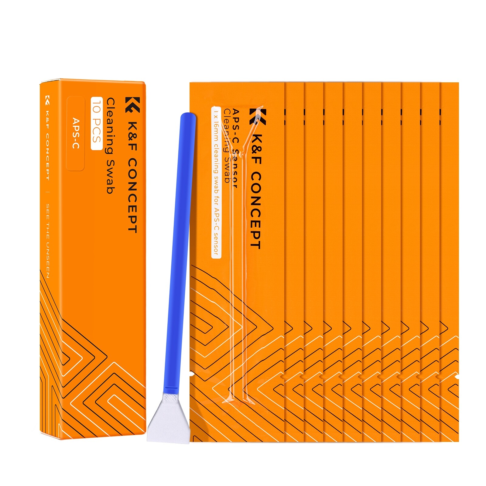 Sada vatových tamponů na čištění snímače Aps-c fotoaparátu zrcadlovky *10 ks