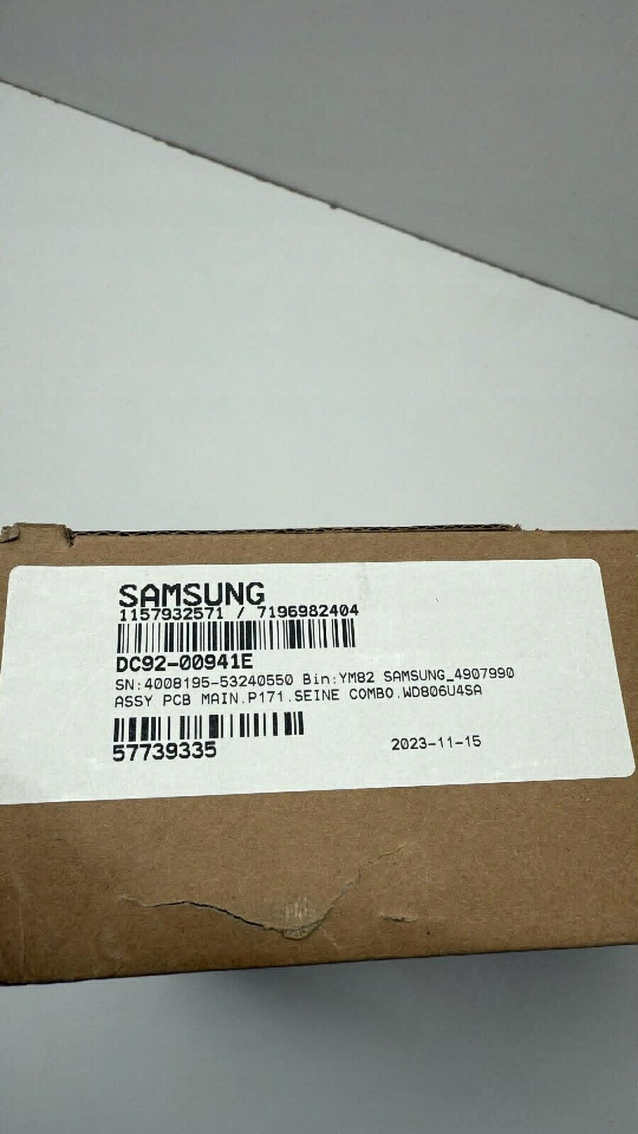 Samsung Assy Pcb MAIN;P171,SEINE COMBO,WD806U4SA