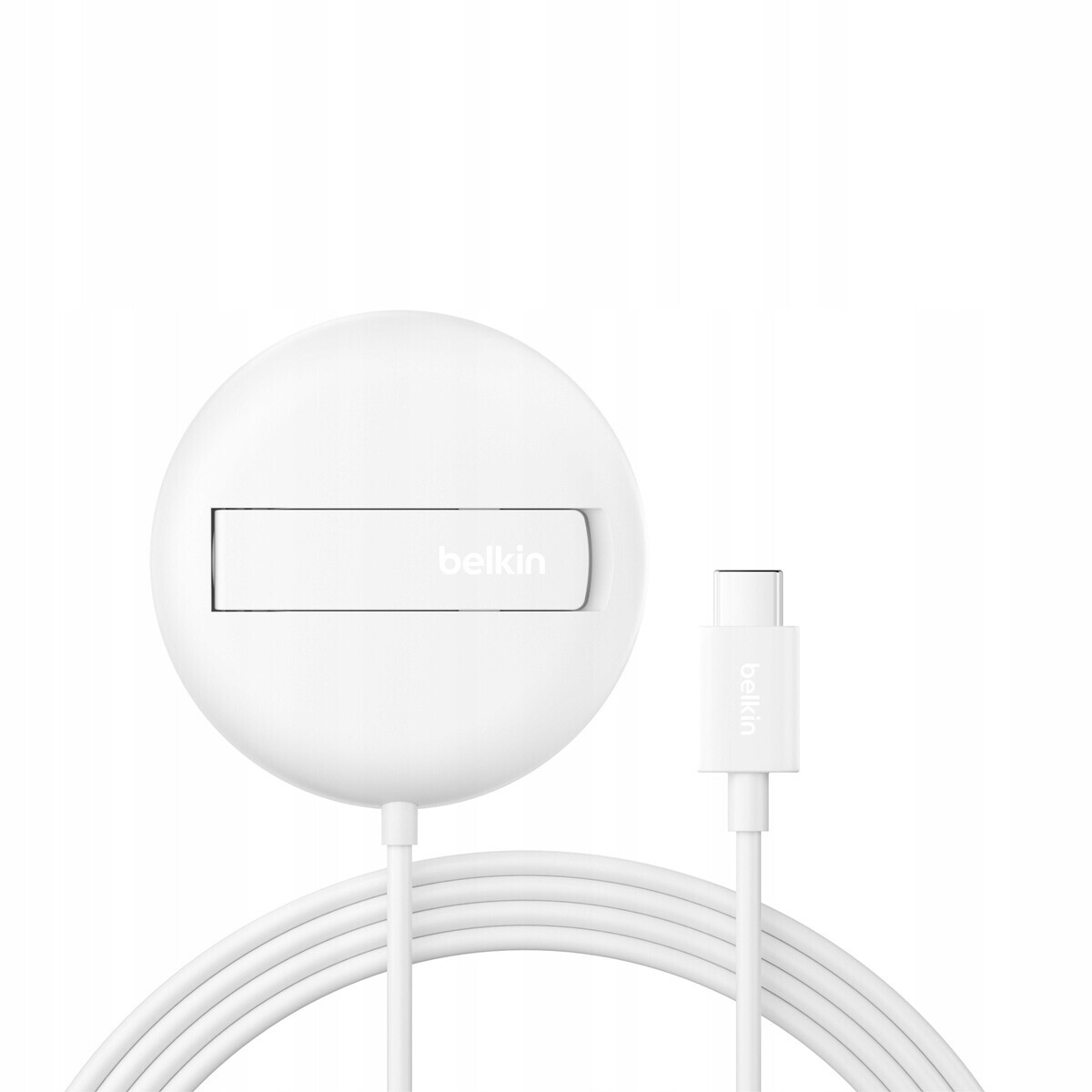 Belkin Magnetická nabíječka, Qi2 15W, rozkládací, bílá