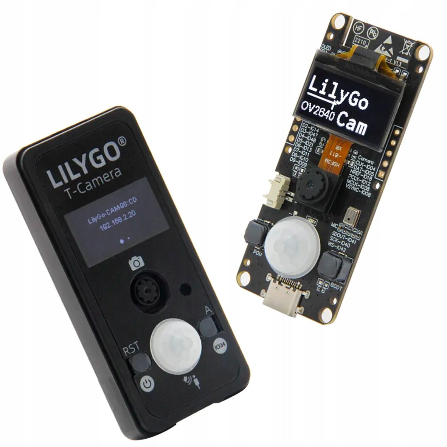 ESP32-S3 Cam LilyGO T-Camera OV2640 Oled 0.96