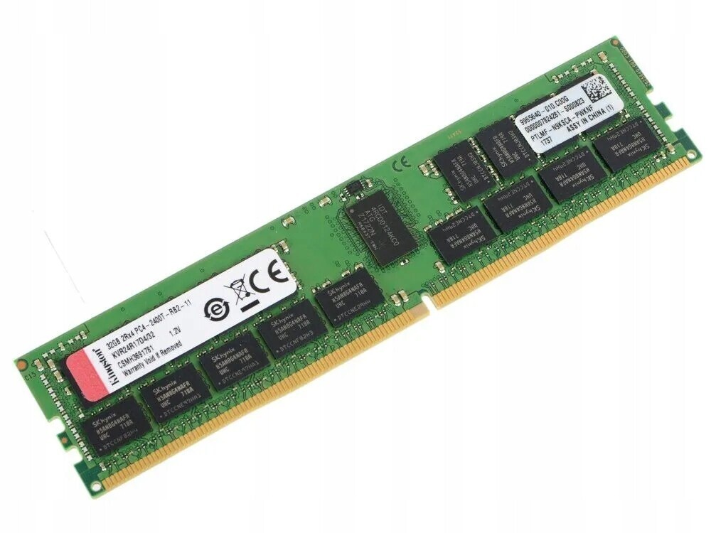 Paměť Kingston 32GB DDR4 2400MHz Rdimm Ecc server KVR24R17D4/32