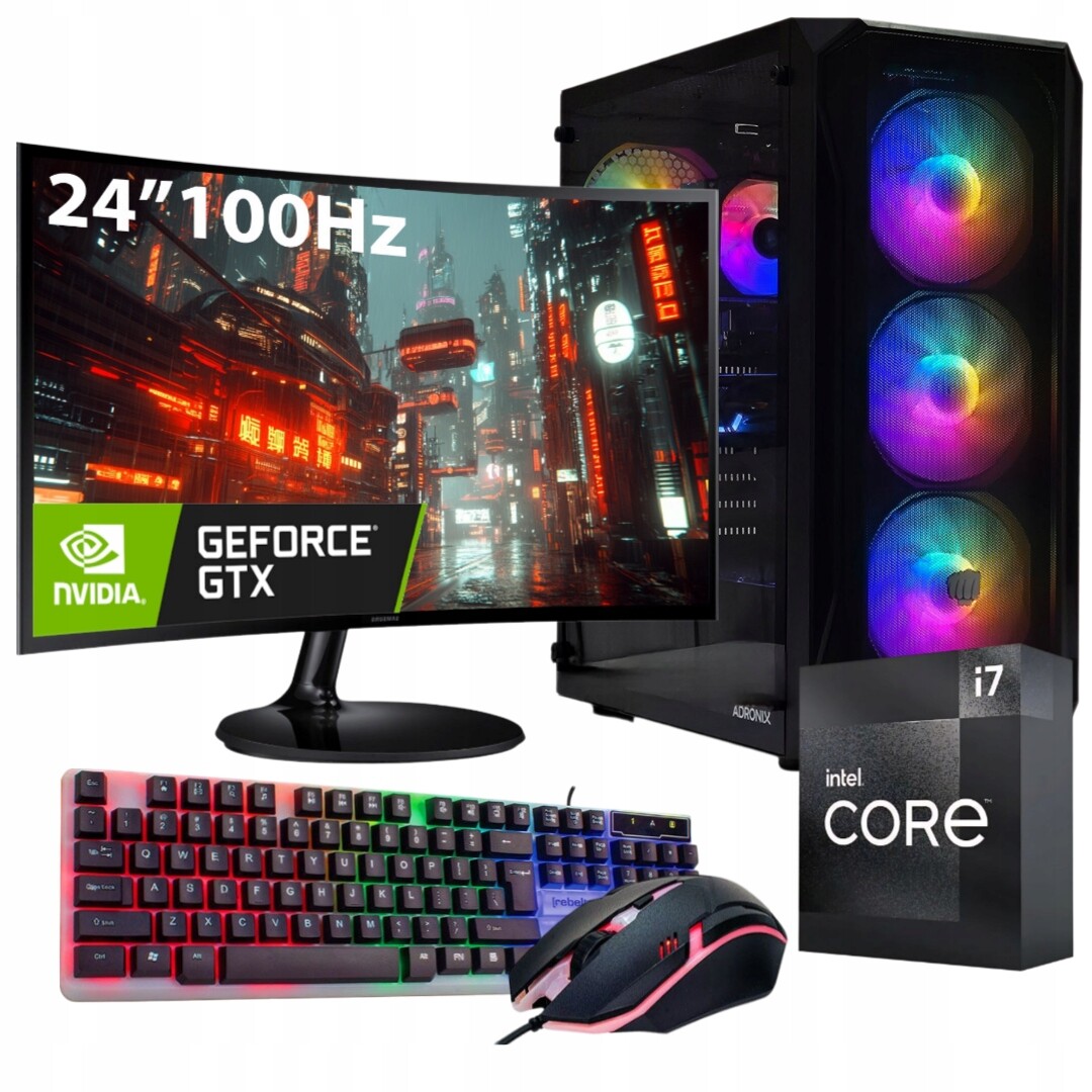 Počítačová sada Adronix i7 12700KF 16 Gb Gtx 1660 Windows 11
