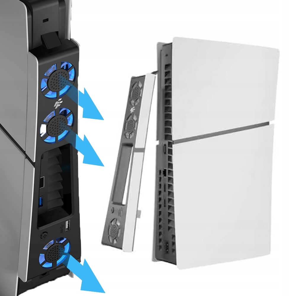 Chladicí ventilátor pro PS5 Slim 3xfan Usb, Ultra chlazení FlashFire P703