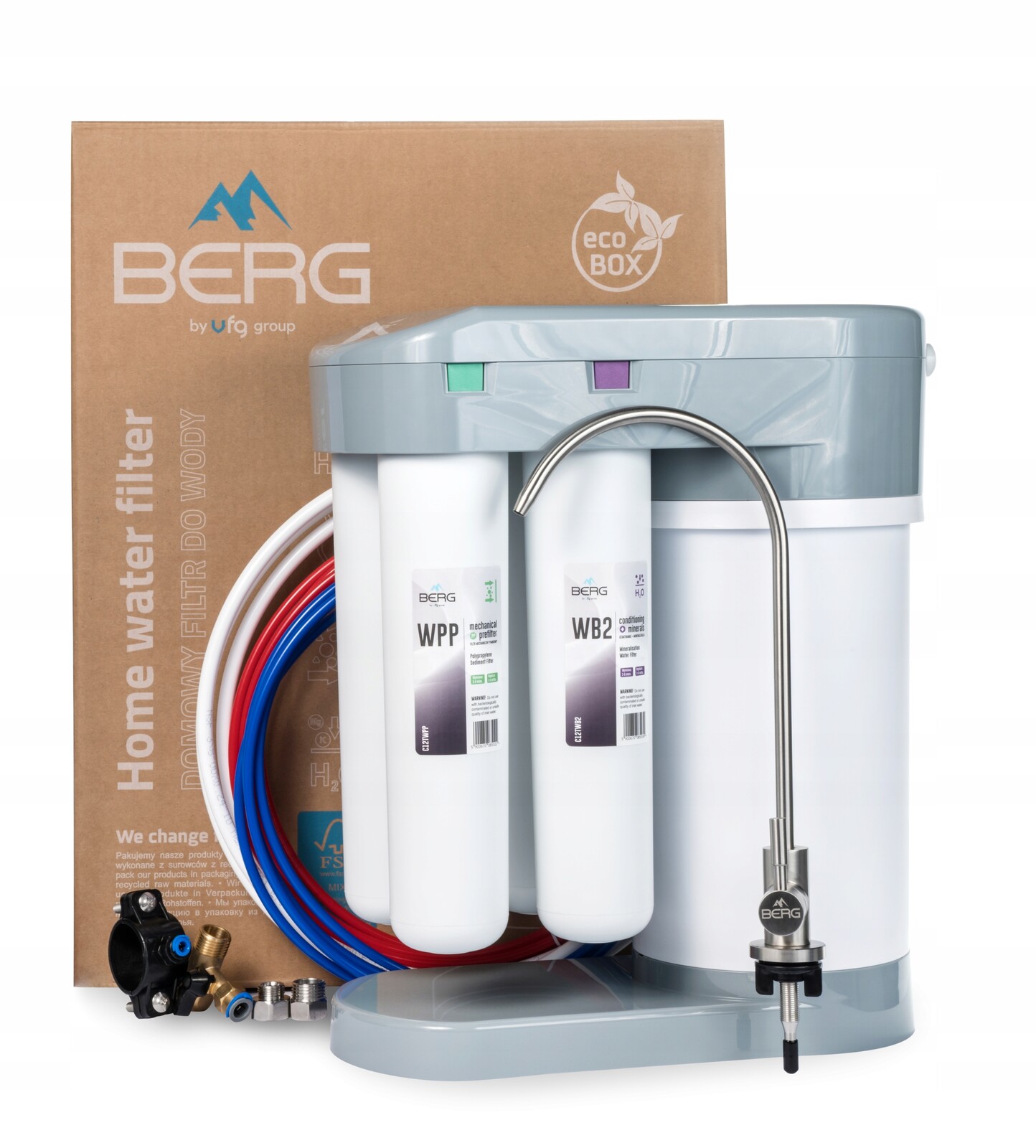 Filtr Systém reverzní osmózy Ro Berg Silver 150GPD jako Morion 101S 202S