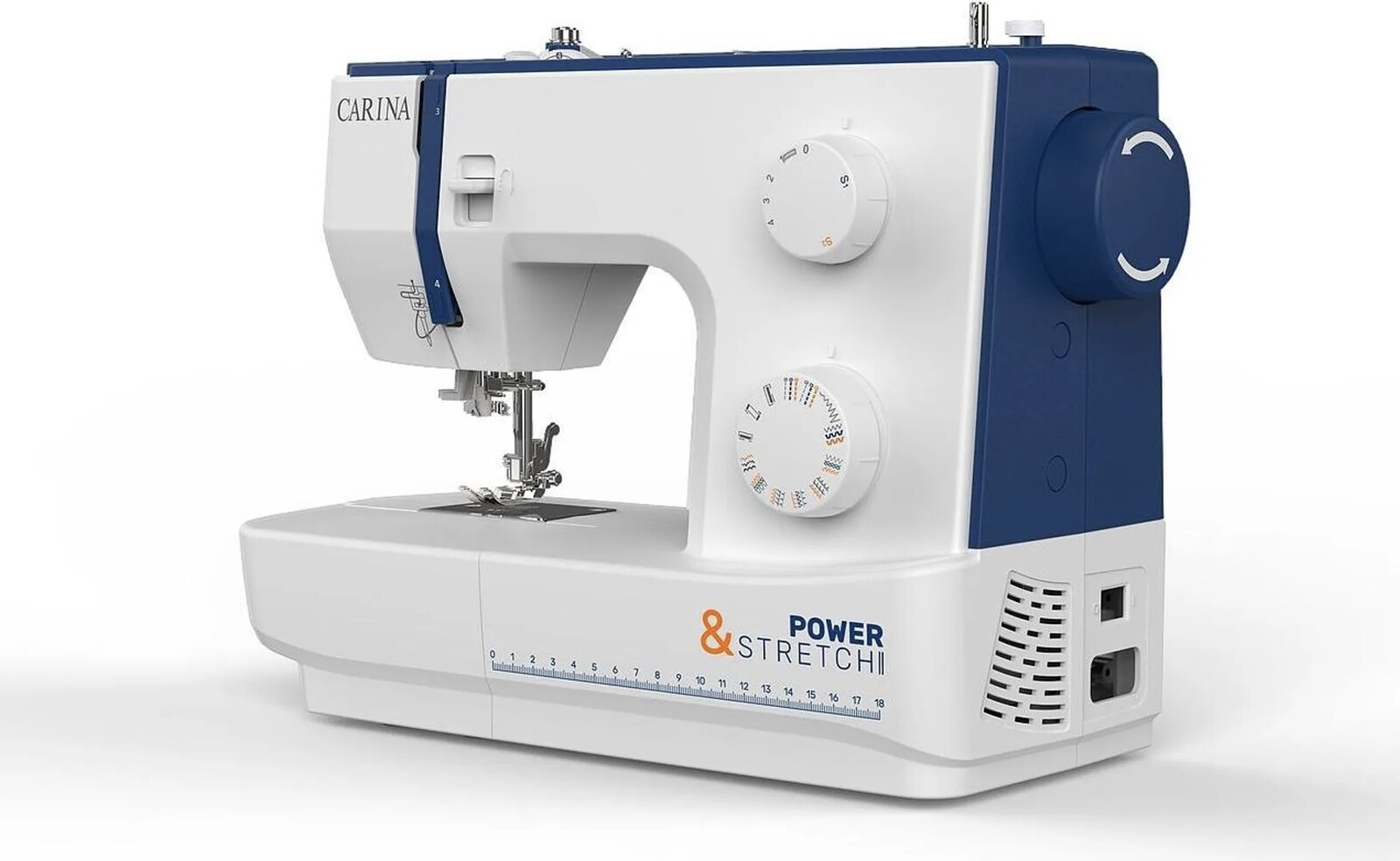 Carina Power & Stretch II Šicí Stroj 23 Stehů Overlok