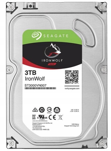 pevný disk Seagate IronWolf Nas 3TB 5900RPM Sataiii 64MB ST3000VN007