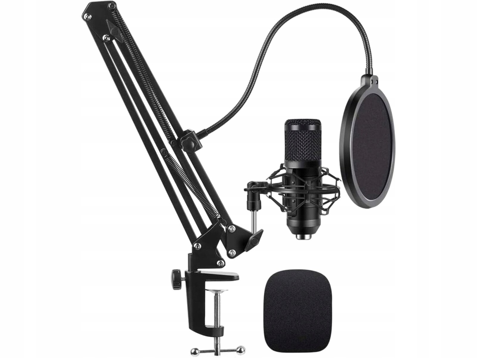 Verk 27598 Profesionální studiový mikrofon s držákem, Usb, BM800 3.0M