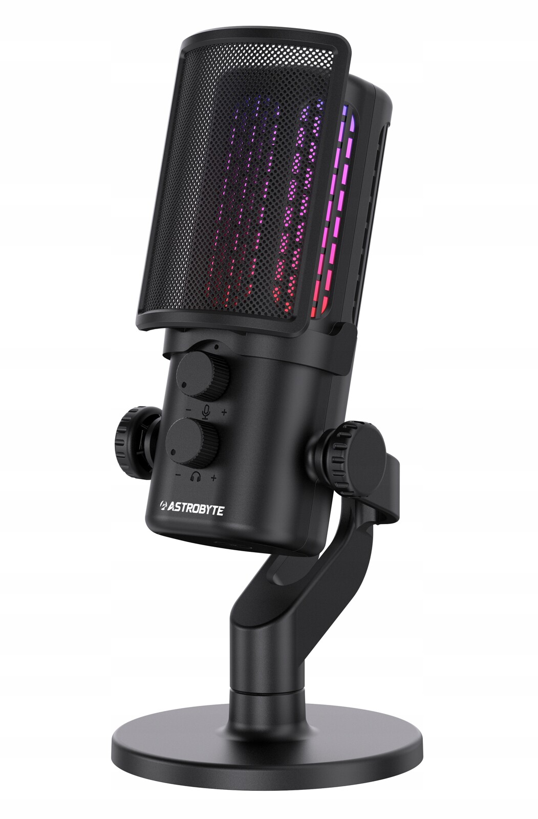 Herní kondenzátorový mikrofon AstroByte Zenith Redukce šumu Rgb Usb