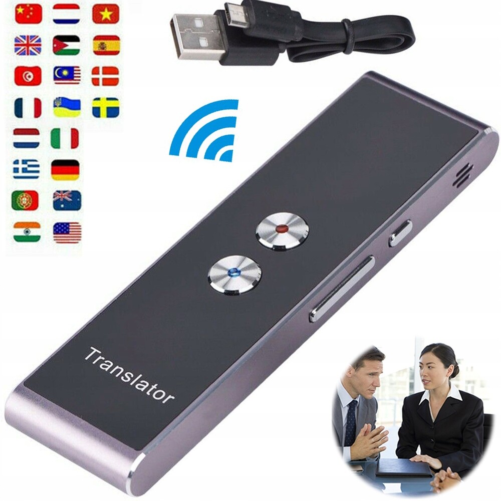 Elektronický Překladač Inteligentní 42 Jazyků 800MAH 36*123*12MM
