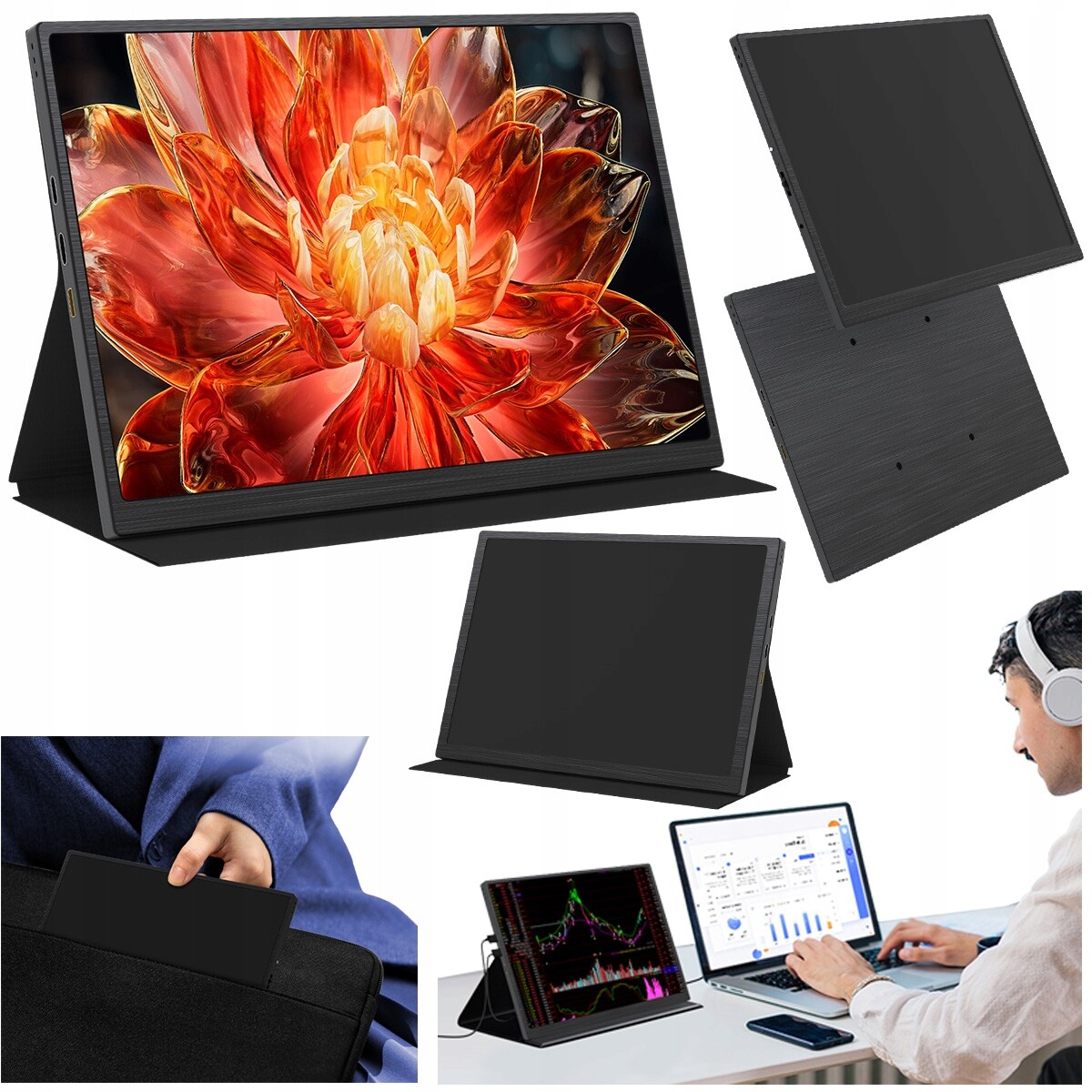 Přenosný monitor pro Notebook Telefonu Konzole 10,5