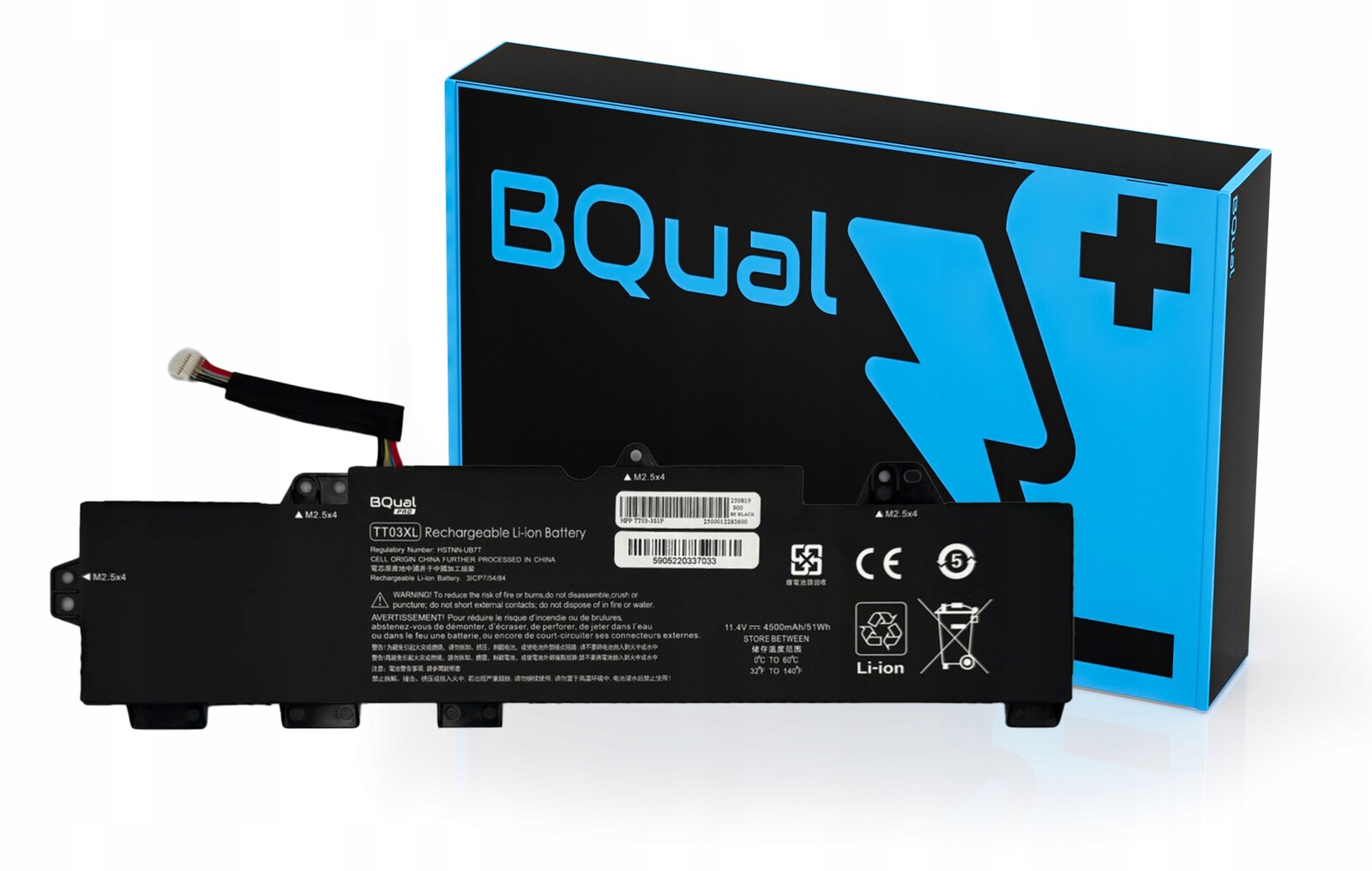 Baterie BQual Pro TT03XL pro Hp EliteBook 755 850 G5 850 G6 ZBook 15U G5 G6