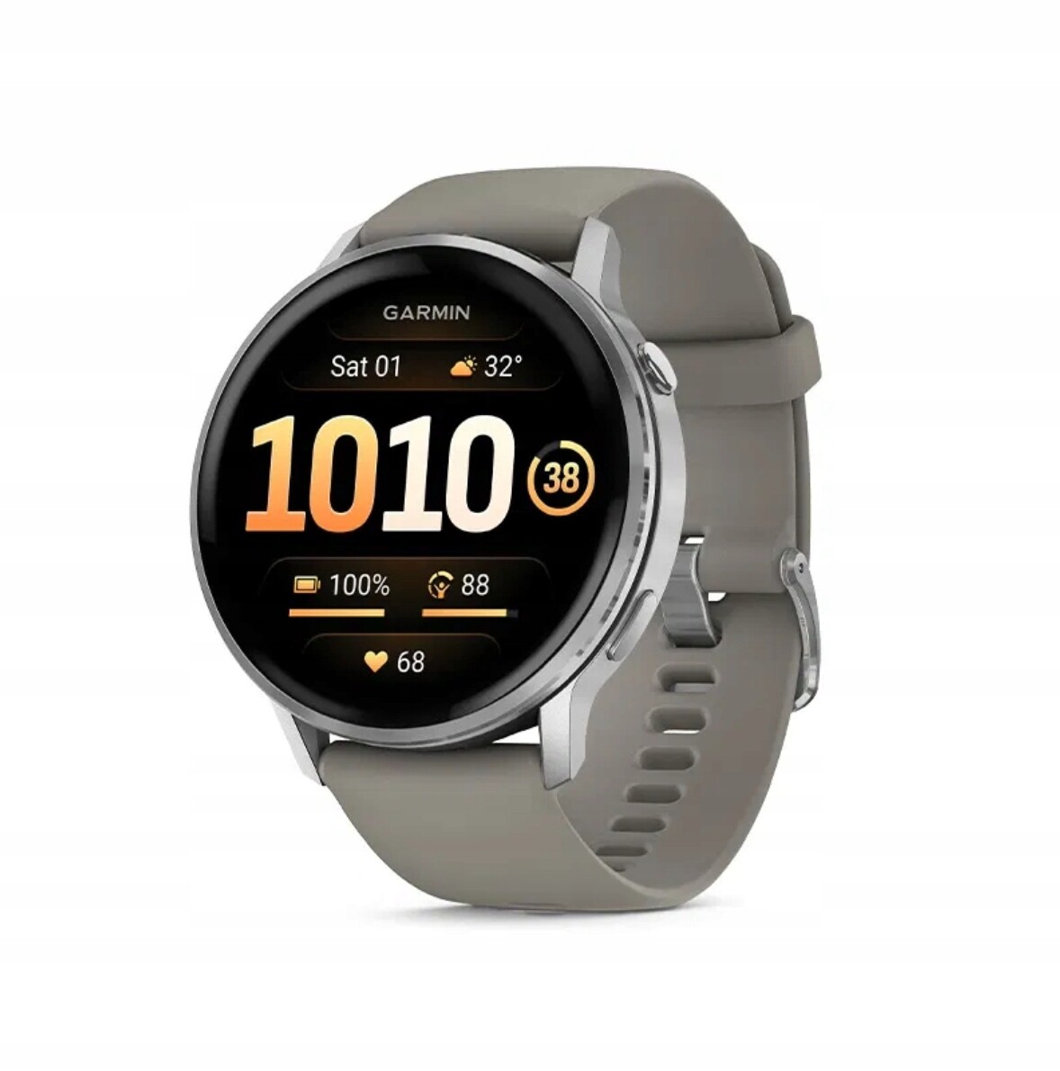 Chytré Hodinky Garmin Venu 4 Sportovní hodinky 45 mm (stříbrno-šedé)