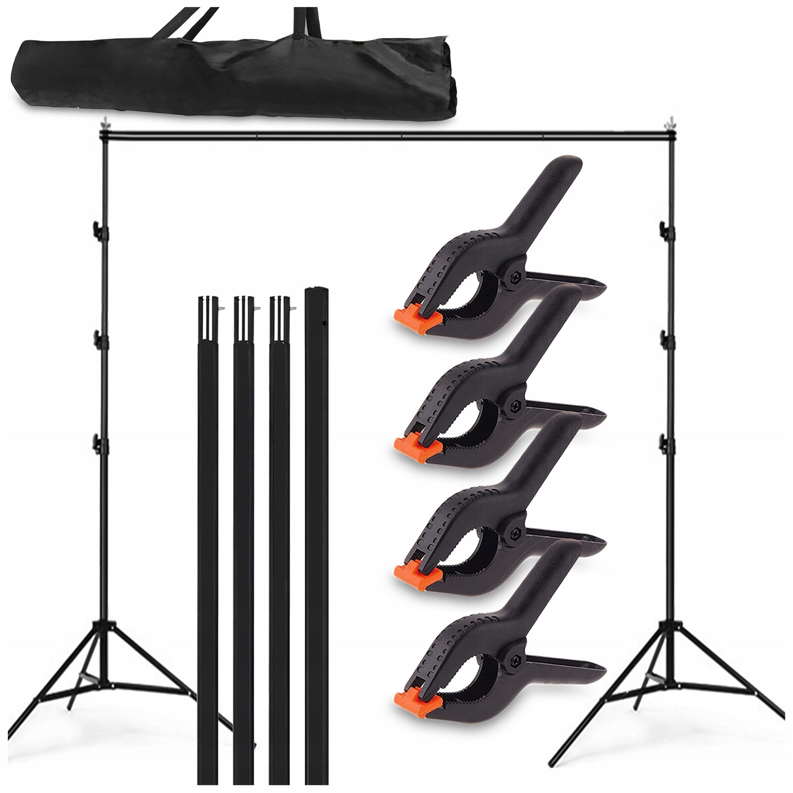 Stativ Pro Fotografické Pozadí Do Studia 200x300CM Set Příčka