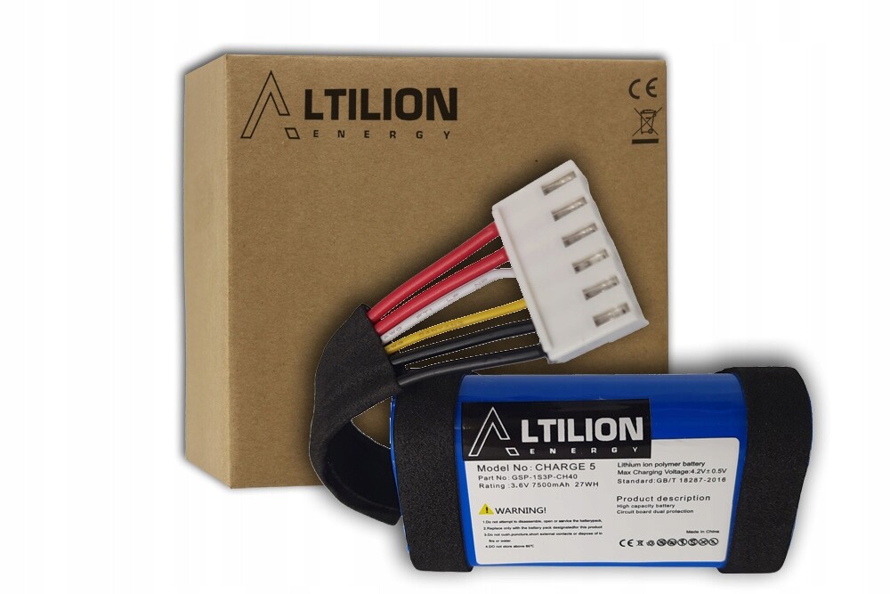 Baterie Akumulátor GSP-1S3P-CH40 pro Jbl Charge 5